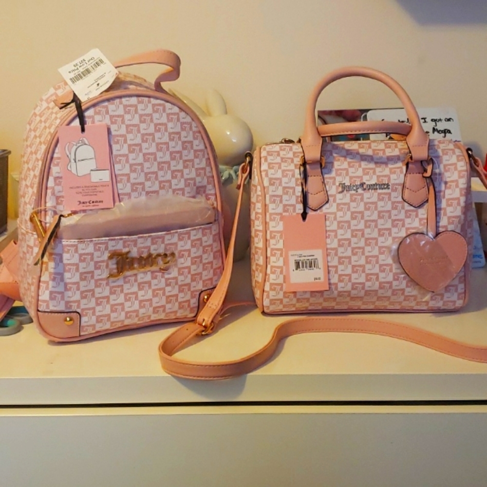 Juicy Couture geo pink diamond bundle